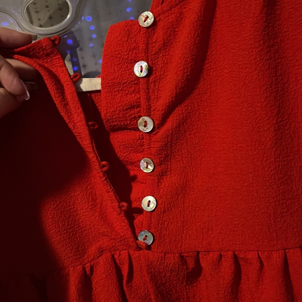 Red romper - Picture 3 of 5